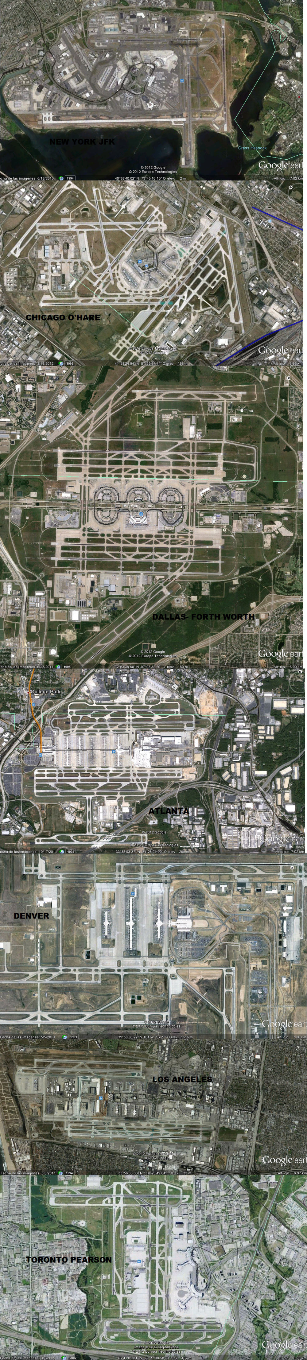north-american airports comparison